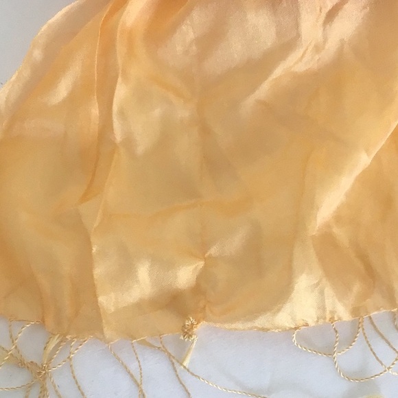 VINTAGE SILK MULTI COLORED BOHEMIAN  SCARF - Picture 14 of 16